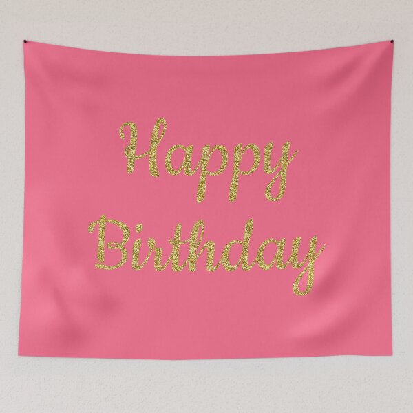 Item preview, Happy birthday pink designed and sold by Ana Gorozpe.