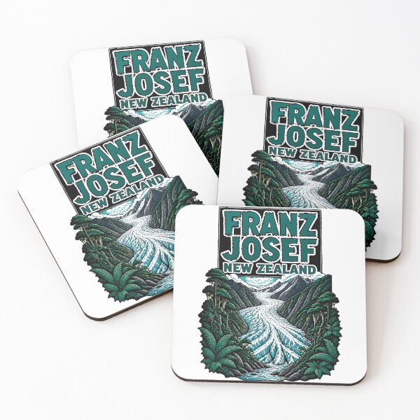Item preview, Franz Josef New Zealand Vintage Travel Tourism designed and sold by TravelersGems.