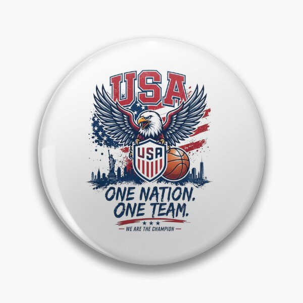 Item preview, USA Basketball Eagle Patriotic American Sports Art designed and sold by BlasiseDS.
