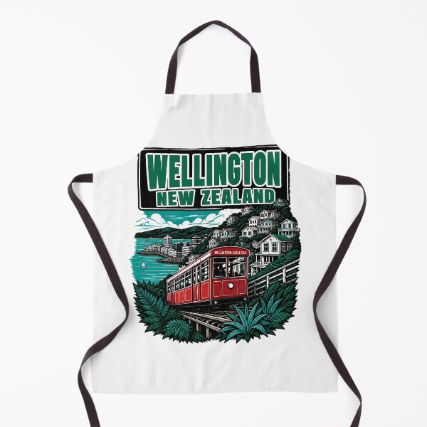 Item preview, Wellington New Zealand Vintage Travel Tourism designed and sold by TravelersGems.