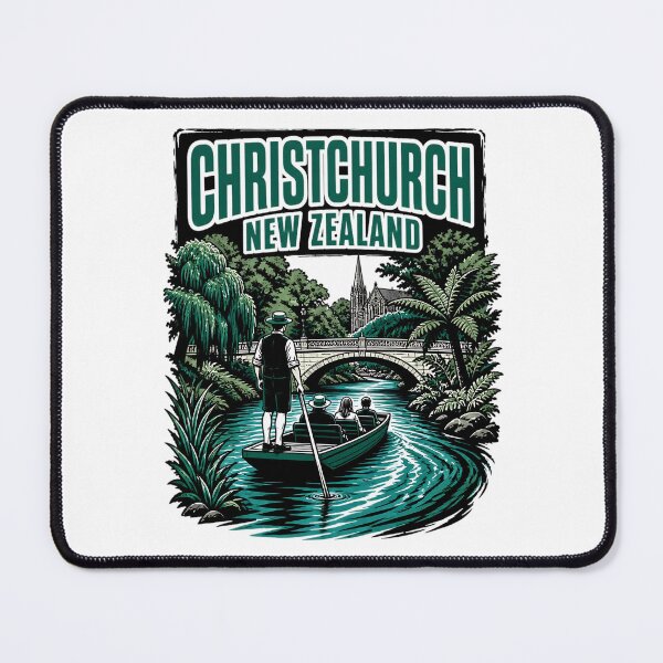 Item preview, Christchurch New Zealand Vintage Travel Tourism designed and sold by TravelersGems.