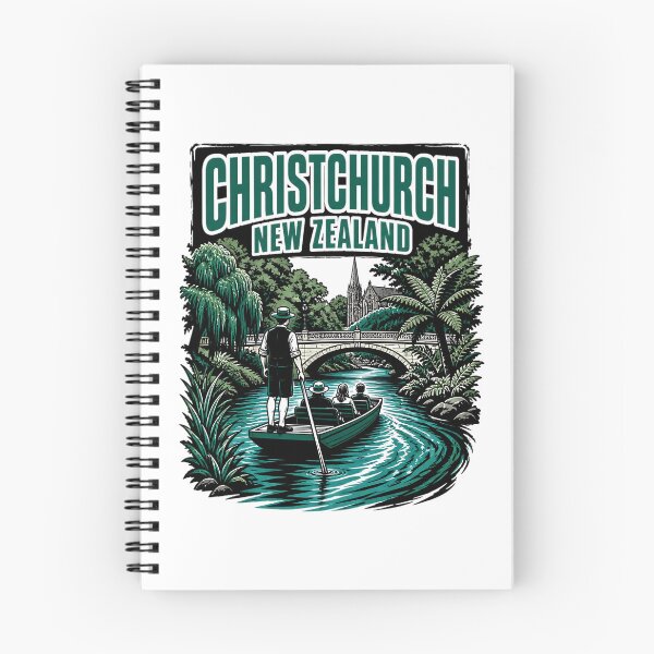 Item preview, Christchurch New Zealand Vintage Travel Tourism designed and sold by TravelersGems.