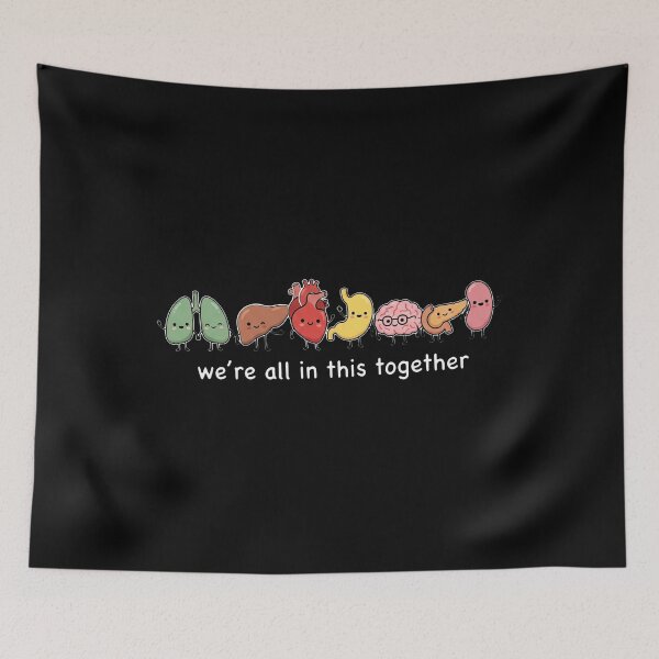 Item preview, We're All In This Together - Organs - Anatomy - Cute Science designed and sold by ElizaErger.
