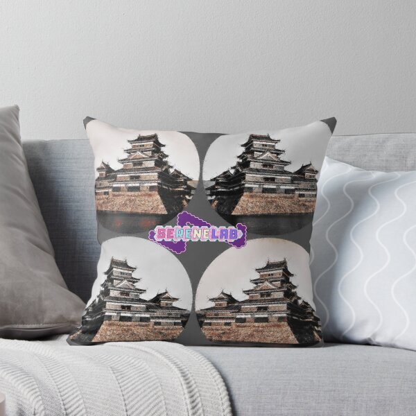 Item preview, Japanese Castle Matsumoto Retro Architecture Pattern designed and sold by Serenelab777.