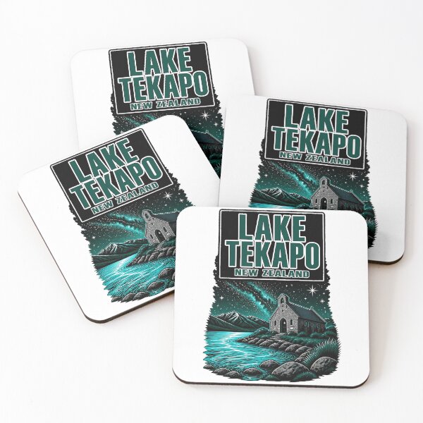 Item preview, Lake Tekapo New Zealand Vintage Travel Tourism designed and sold by TravelersGems.
