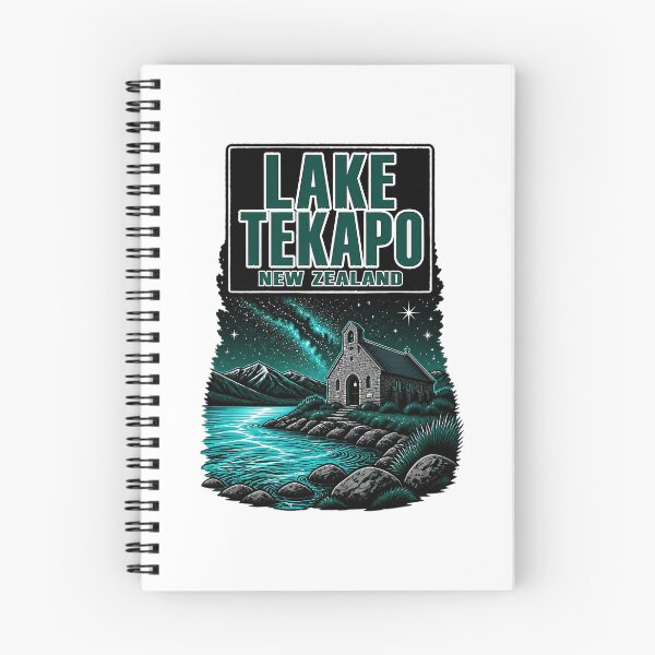 Item preview, Lake Tekapo New Zealand Vintage Travel Tourism designed and sold by TravelersGems.
