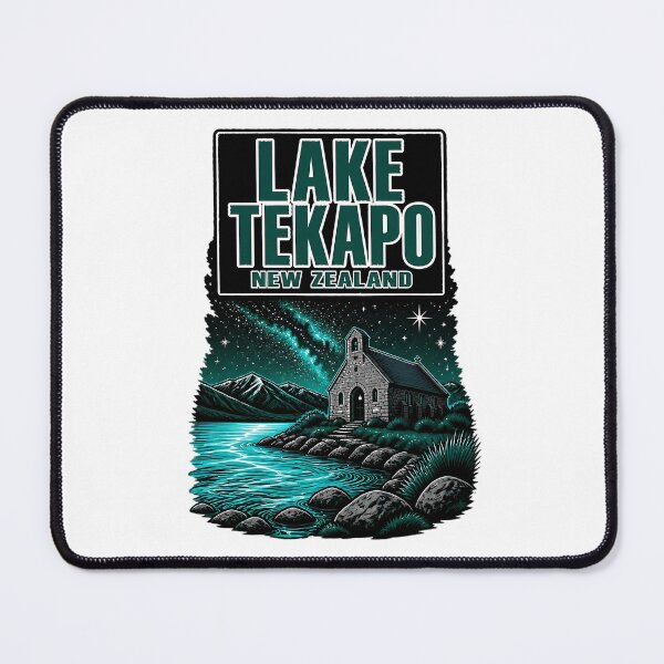 Item preview, Lake Tekapo New Zealand Vintage Travel Tourism designed and sold by TravelersGems.