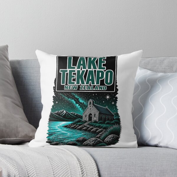 Item preview, Lake Tekapo New Zealand Vintage Travel Tourism designed and sold by TravelersGems.