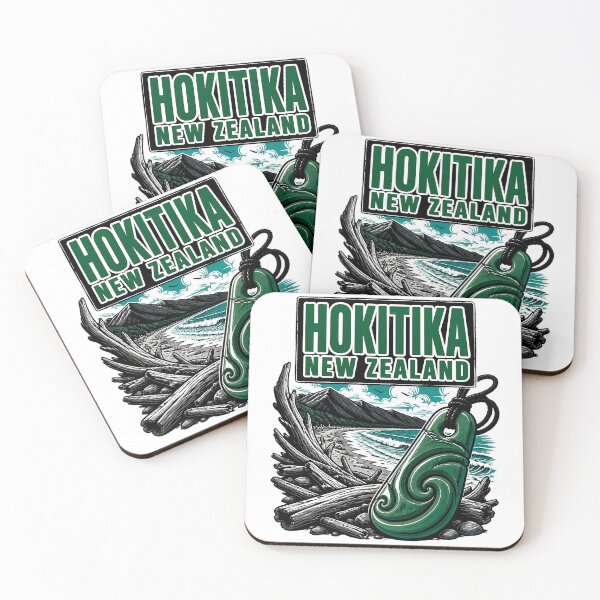 Item preview, Hokitika New Zealand Vintage Travel Tourism designed and sold by TravelersGems.