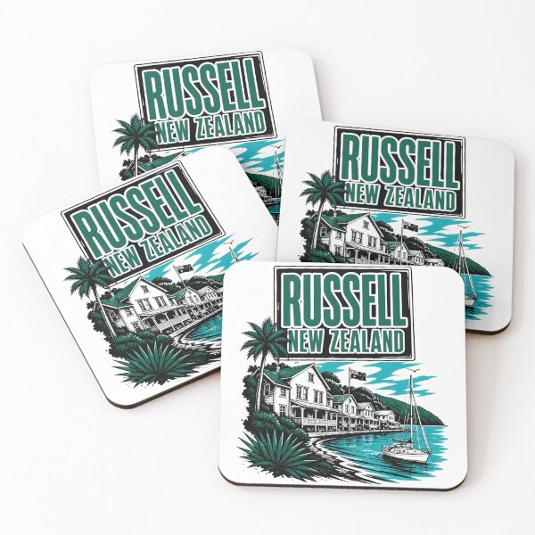 Item preview, Russell New Zealand Vintage Travel Tourism designed and sold by TravelersGems.