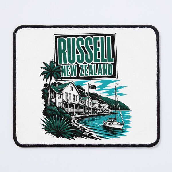 Item preview, Russell New Zealand Vintage Travel Tourism designed and sold by TravelersGems.
