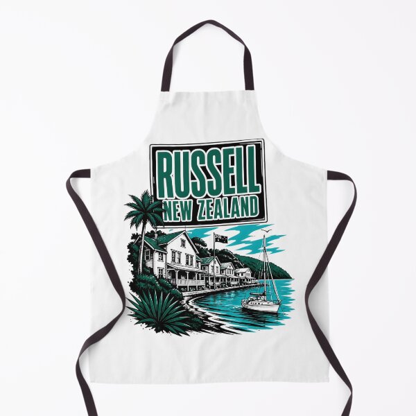 Item preview, Russell New Zealand Vintage Travel Tourism designed and sold by TravelersGems.