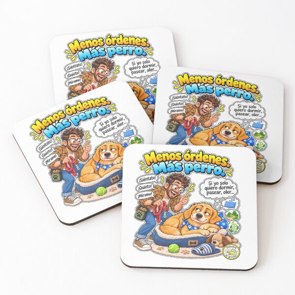 Item preview, Canine Humor: Fewer commands, more dog designed and sold by Peludos, Sí gracias.