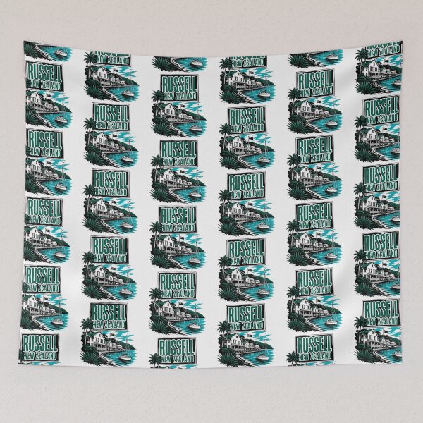 Item preview, Russell New Zealand Vintage Travel Tourism designed and sold by TravelersGems.