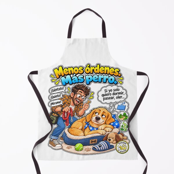 Item preview, Canine Humor: Fewer commands, more dog designed and sold by Peludos, Sí gracias.