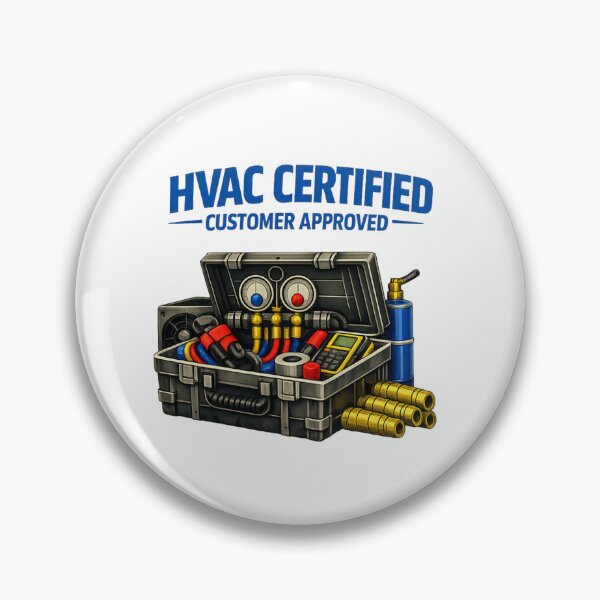 Item preview, HVAC Certified Toolbox Design for Proud Technicians & Tradesmen designed and sold by FrozenHeat97.
