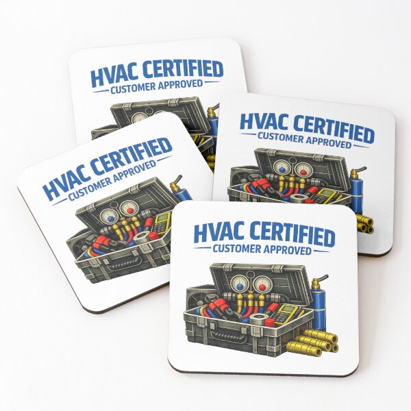 Item preview, HVAC Certified Toolbox Design for Proud Technicians & Tradesmen designed and sold by FrozenHeat97.
