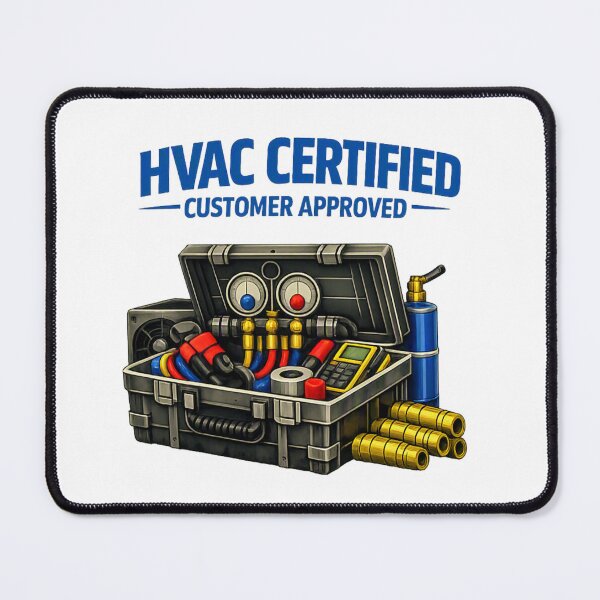 Item preview, HVAC Certified Toolbox Design for Proud Technicians & Tradesmen designed and sold by FrozenHeat97.