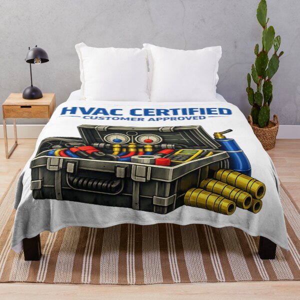 Item preview, HVAC Certified Toolbox Design for Proud Technicians & Tradesmen designed and sold by FrozenHeat97.