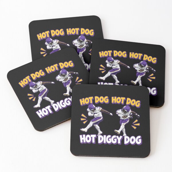 Item preview, Minnesota Vikings - Hot Dog Hot Dog Hot Diggity Dog designed and sold by ElizaErger.