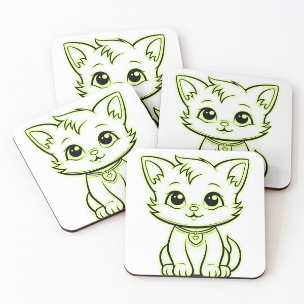 Item preview, Neon cat designed and sold by spaceeshop.