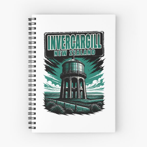 Item preview, Invercargill New Zealand Vintage Travel Tourism designed and sold by TravelersGems.