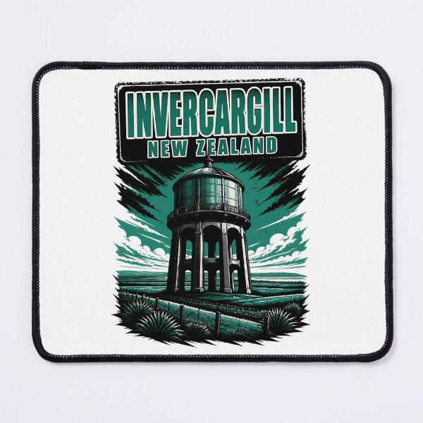 Item preview, Invercargill New Zealand Vintage Travel Tourism designed and sold by TravelersGems.