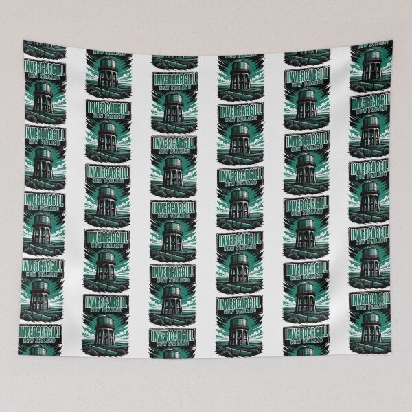 Item preview, Invercargill New Zealand Vintage Travel Tourism designed and sold by TravelersGems.