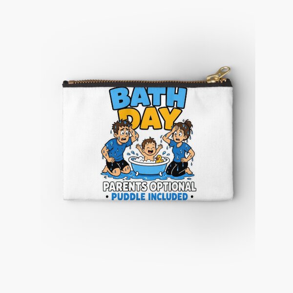 Item preview, Bath Day Parents Optional Puddle Included Funny Parenting Baby Bath designed and sold by MirengLab.