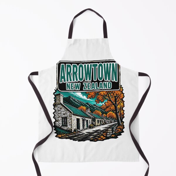Item preview, Arrowtown New Zealand Vintage Travel Tourism designed and sold by TravelersGems.