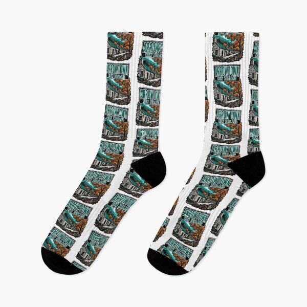 Item preview, Arrowtown New Zealand Vintage Travel Tourism designed and sold by TravelersGems.