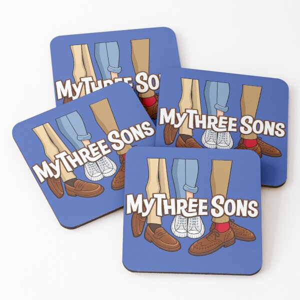 Item preview, My Three Sons - Classic TV Show Inspired Retro Logo designed and sold by Deviant Logic Design.