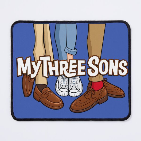 Item preview, My Three Sons - Classic TV Show Inspired Retro Logo designed and sold by Deviant Logic Design.