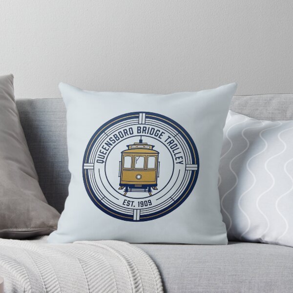 Item preview, Queensboro Bridge Trolley 1909 Vintage Gold NYC Crest Graphic designed and sold by KiwiRider.