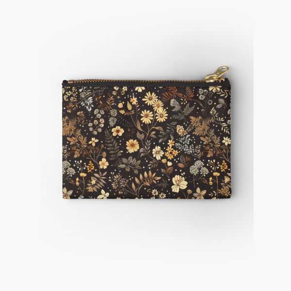 Item preview, Moody Dark Academia Botanical Pattern Vintage Autumn Wildflowers designed and sold by scicilysimonee.