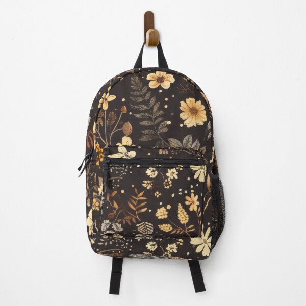 Item preview, Moody Dark Academia Botanical Pattern Vintage Autumn Wildflowers designed and sold by scicilysimonee.