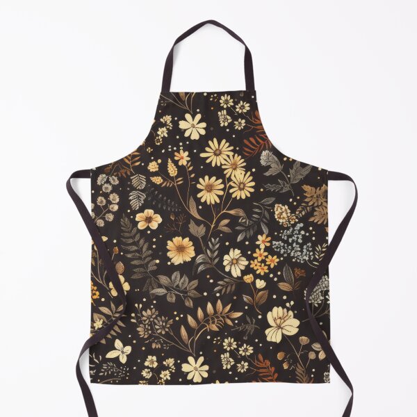 Item preview, Moody Dark Academia Botanical Pattern Vintage Autumn Wildflowers designed and sold by scicilysimonee.