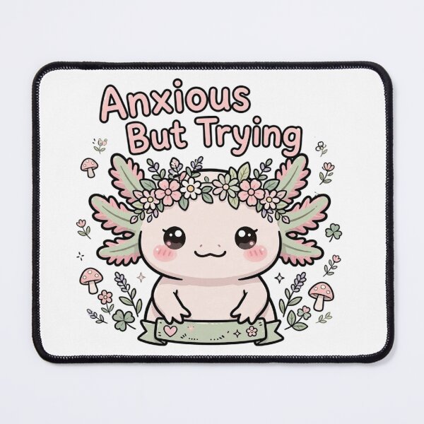 Item preview, Anxious But Trying designed and sold by DkSpirit.