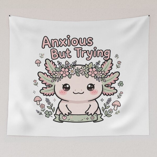 Item preview, Anxious But Trying designed and sold by DkSpirit.