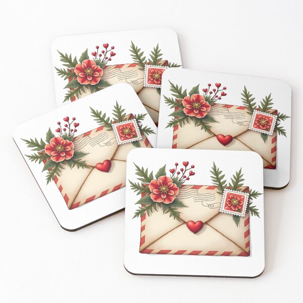 Item preview, Whimsical Christmas Post Office – Festive Christmas Envelope designed and sold by ArtemisEutopia.