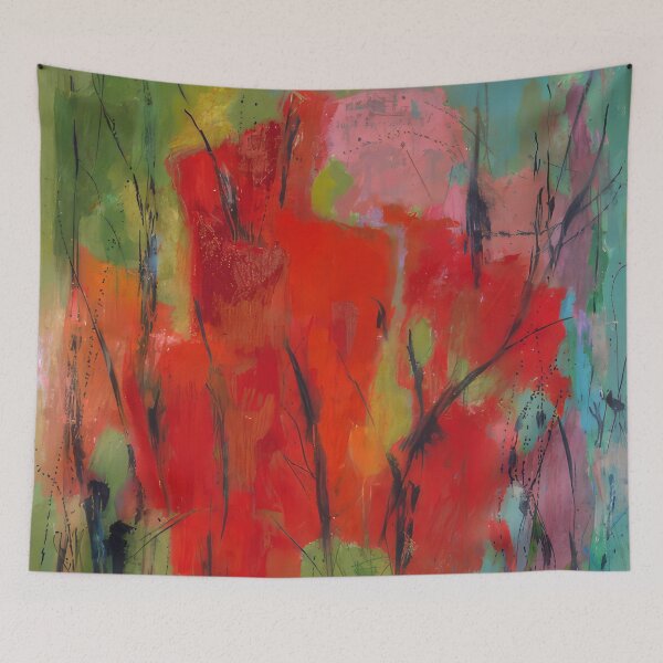 Item preview, Alma Woodsey Thomas - red abstraction 1960 designed and sold by hg6y.