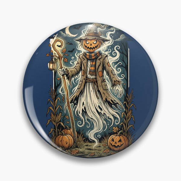 Item preview, Ghostly scarecrow - Halloween phantom designed and sold by ParadoxParadox.