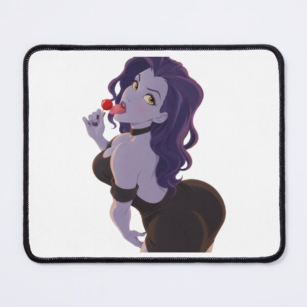 Item preview, Purple Hair Monster Girl Lollipop - Retro 90s Style designed and sold by Hollow Moon Studios..