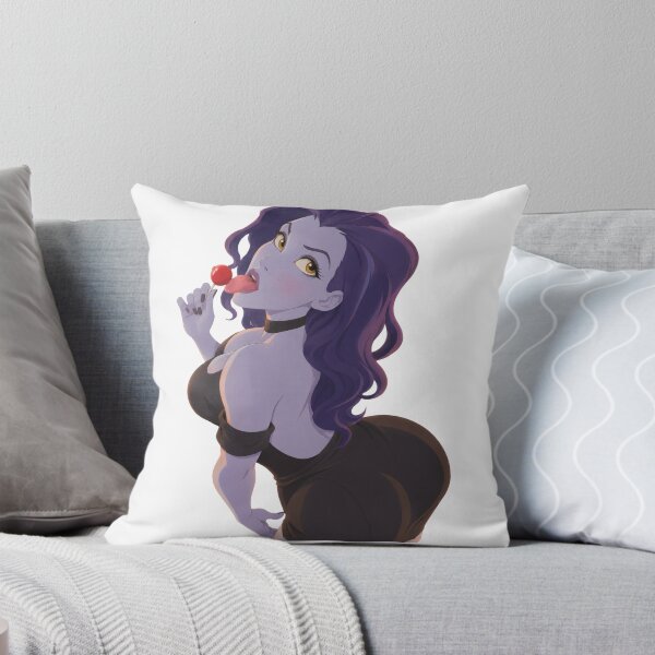 Item preview, Purple Hair Monster Girl Lollipop - Retro 90s Style designed and sold by  Hollow Moon Studios..