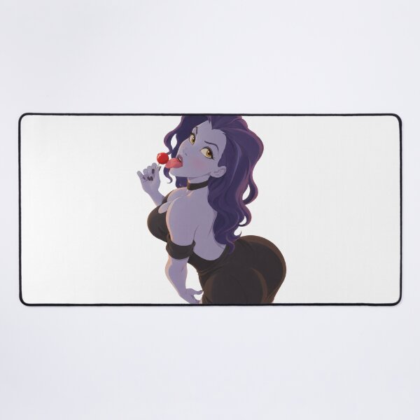 Item preview, Purple Hair Monster Girl Lollipop - Retro 90s Style designed and sold by Hollow Moon Studios..