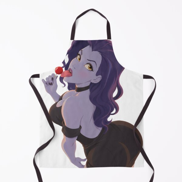 Item preview, Purple Hair Monster Girl Lollipop - Retro 90s Style designed and sold by Hollow Moon Studios..