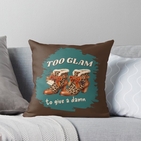 Item preview, Too Glam To Give A Damn - Leopard Print Autumn Boots designed and sold by TatyanaArt.