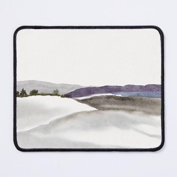 Item preview, Grey and purple mountains watercolour designed and sold by moteemade.