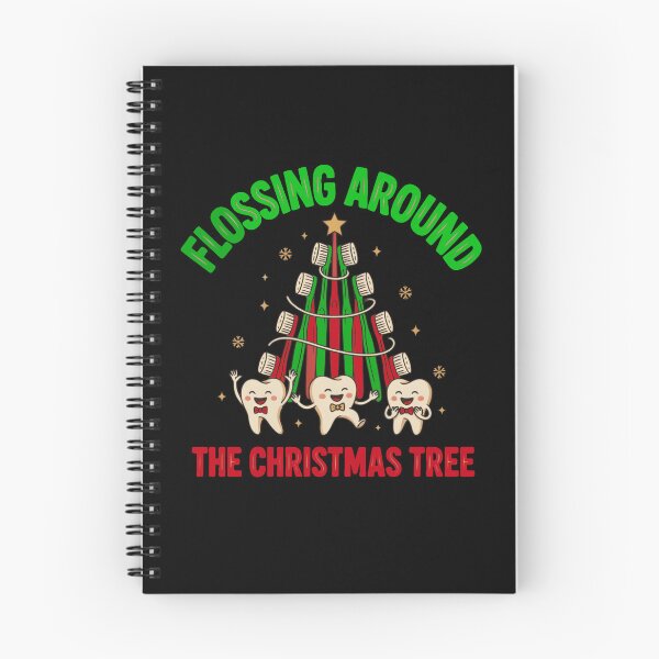 Item preview, Flossing Around the Christmas Tree – Funny Dental Christmas designed and sold by Nzgiftsandmore.