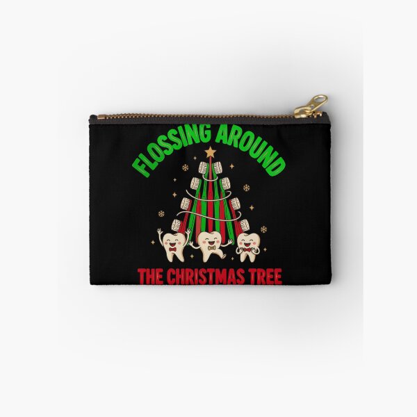 Item preview, Flossing Around the Christmas Tree – Funny Dental Christmas designed and sold by Nzgiftsandmore.